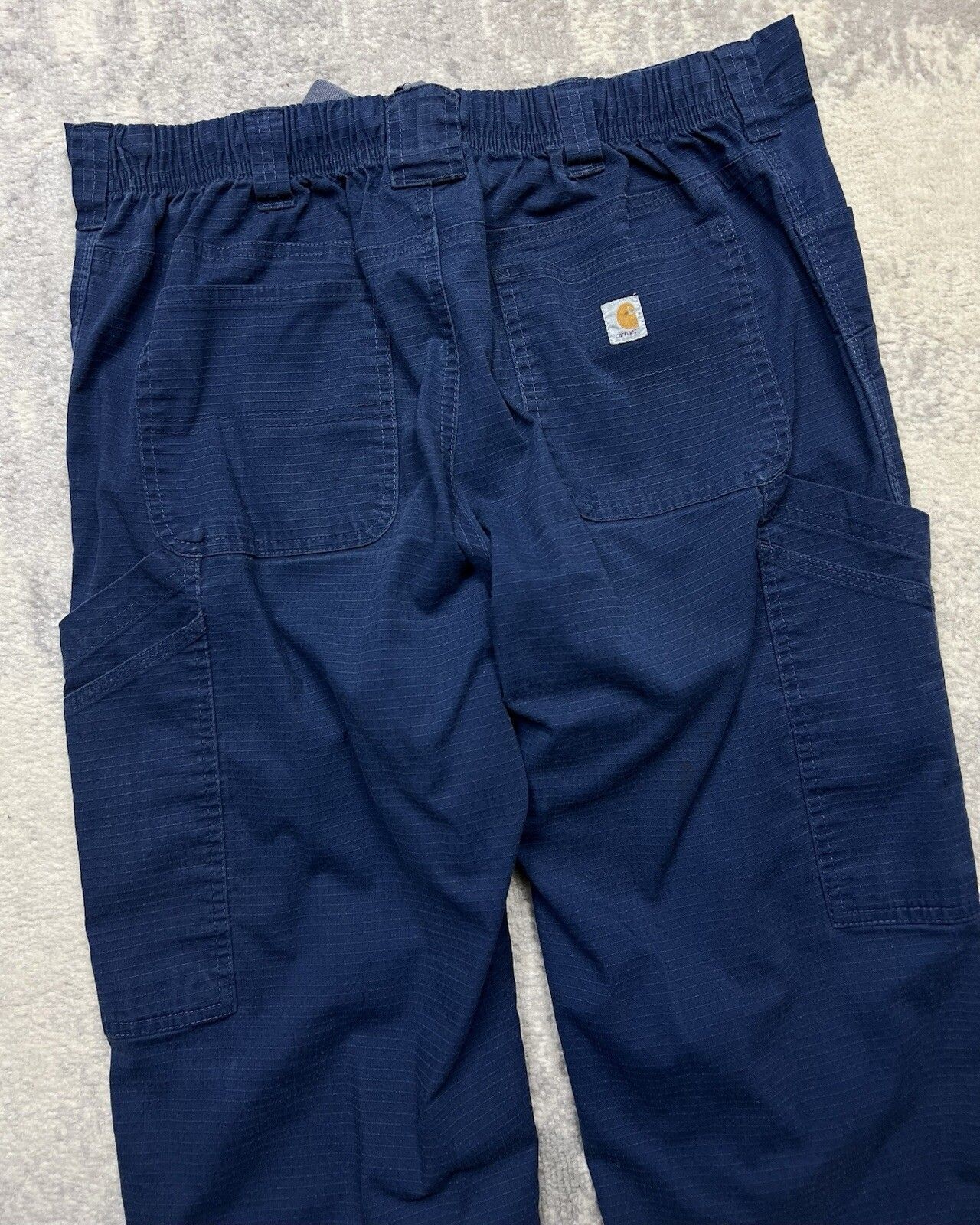 Carhartt Carpenter Trousers 30 X 30 Navy 90s Men’s Size Small Straight Leg image 5