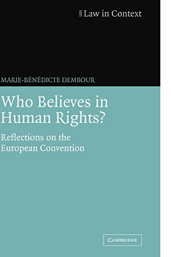 Who Believes in Human Rights?: Reflections on the European Conve - Image 4