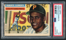 Roberto Clemente 1956 Topps PSA 1.5 (MC) Baseball Card Gray Back UNDERGRADED #33