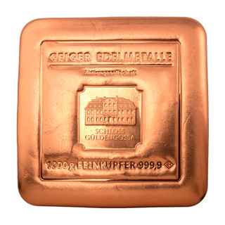 Geiger Edelmetalle 1kg 999.9 Copper Bar