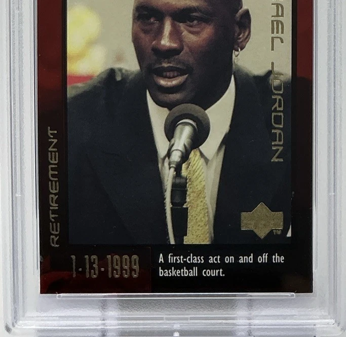 Michael Jordan PSA 8 - 1999 Upper Deck MJ Career Collection “Pure Class” -Bulls - Image 3 of 4
