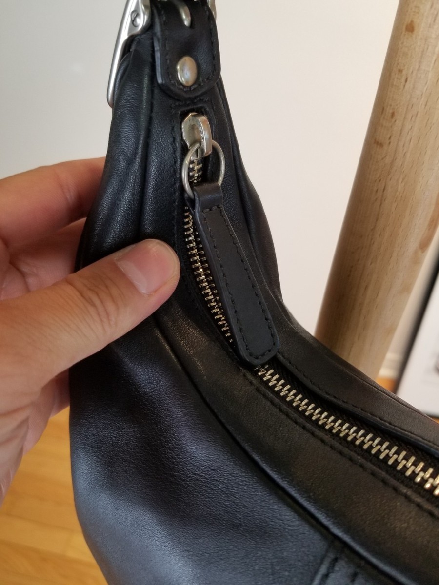 VINTAGE COACH LEGACY WEST ZOE CRESCENT HOBO LEATHER SHOULDER HAND