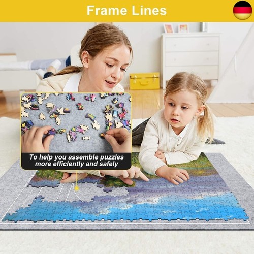 Puzzlematte, Puzzle Matte Roll, Tragbare Puzzles Mat, Puzzleunterlage - Bild 4 von 9
