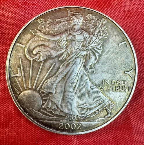 2002 P American Silver Eagle Liberty 1 Troy Oz .999 Fine Silver Not Scrap Dollar