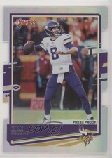 2020 Panini Donruss Press Proof Silver Die-Cut 50/75 Kirk Cousins #158 1u6