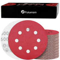 Schleifpapier Set 125 Mm Klett 40-400 KöRnung FüR Holz Lacke Elfenbein