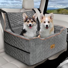 Dog Car Seat for Medium/Large Dog Booster Seat Under 60 lbs or 2 Small Dogs, ...