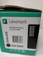 Lexmark 50F1000 Black Toner - OEM sealed - - MS310/312/315 - MS410/415 - New 