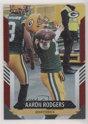 2021 Score Dots Red /460 Aaron Rodgers #138 0q5