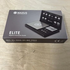 MAXUS Digital Pocket Gram Scale 500g x 0.01g High Precision with Tray, Weighs