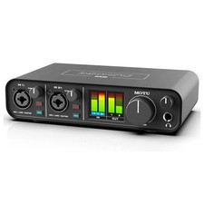 MOTU M2 2x2 USB-C Audio Interface for Recording, Mixing  Podcasting