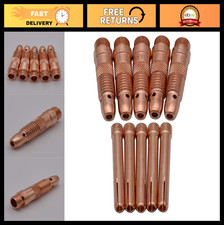 10Pcs TIG Welding Torch Collet Body  Collet Kit 1/8" for 17, 18, 26 Models