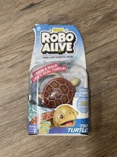 Zuru Robo Alive Real Life Robotic Pet Water Activated Swims Tiny Turtle New
