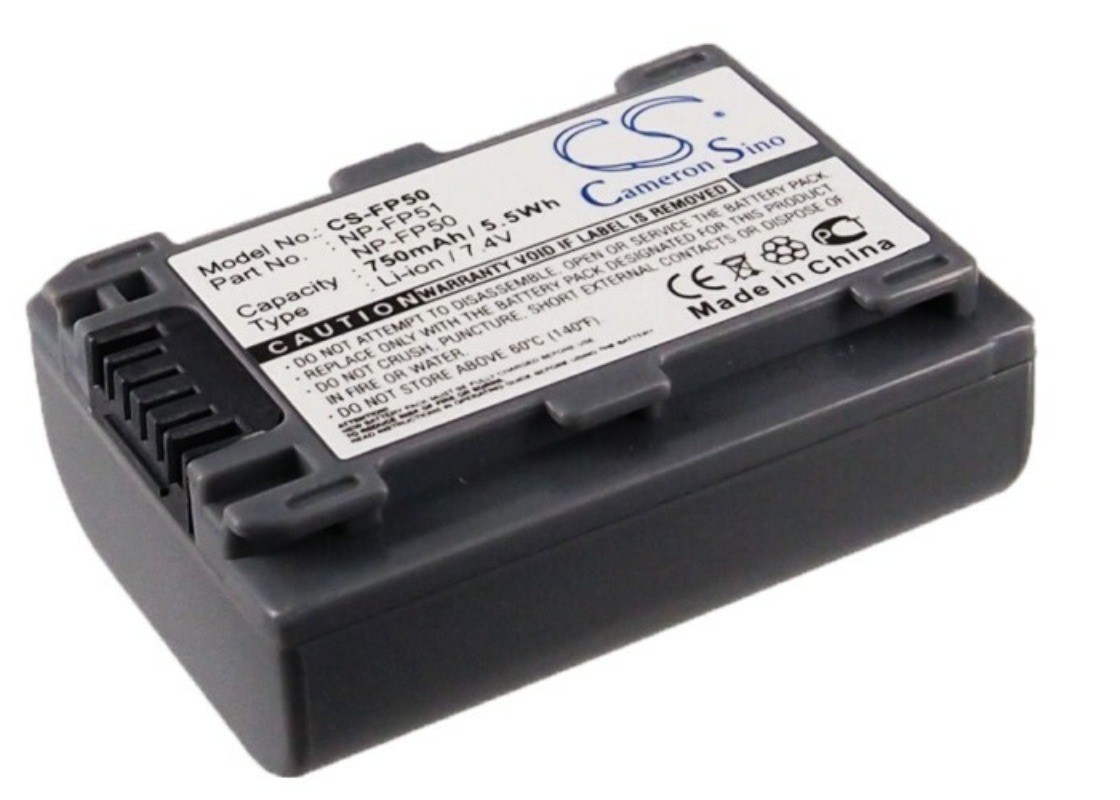 750mAh Battery For   DCR-30,DCR-DVD103,DCR-DVD105,DCR-DVD105E,DCR-DVD103