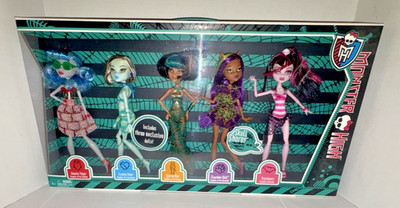 Monster High Skull Shores Mattel 2012 Draculaura Ghoulia Cleo Frankie Clawdeen 5