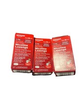 Amazon Basic Care 4mg Nicotine Polacrilex Lozenge, 81 Count Ex 02/2026