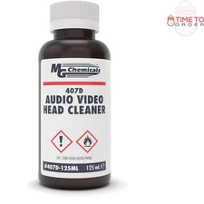 Audio Video Head Cleaner Liquid 125mL Safe Static-Free Removes Dirt