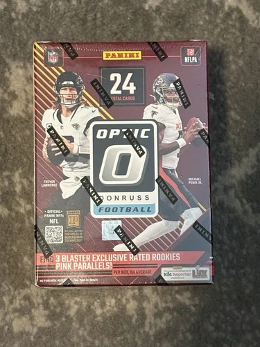 2024 Panini Donruss Optic NFL Football Blaster Box (PINK PARALLELS) SEALED