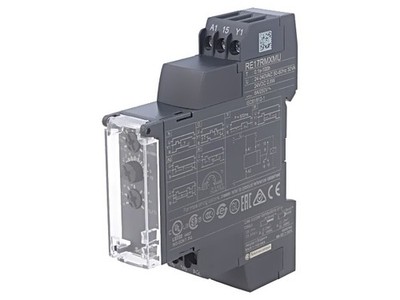 RE17RBMU Zeitrelais 0,1s-100h SPDT 250VAC/8A UStrom: 24-240VAC 24VDC SCHNEIDER E