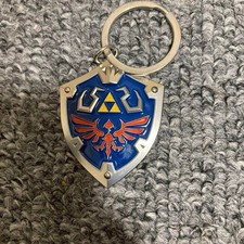 The Legend of Zelda Hylian Shield Metal Keychain Nintendo Gaming Accessory