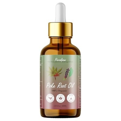 Organic Poke Root Castor Oil - Lymphatic & Joint Health