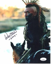 Wes Studi signed 8x10 Photo Toughest Pawnee Dances with Wolves