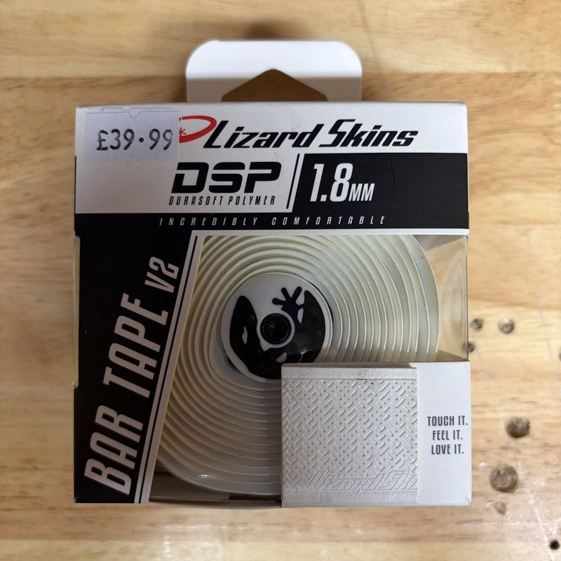 Lizard Skins DSP Handlebar Tape V2 1.8mm White