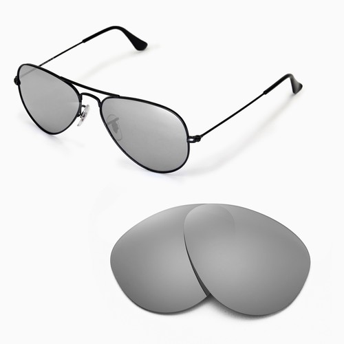 Walleva Polarizzati Titanio Lenti 4 Ray-Ban Aviator Large Metal RB3025 55mm  | eBay