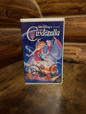 Disney - Cinderella - VHS - Black Diamond - 410 - Rare! | eBay