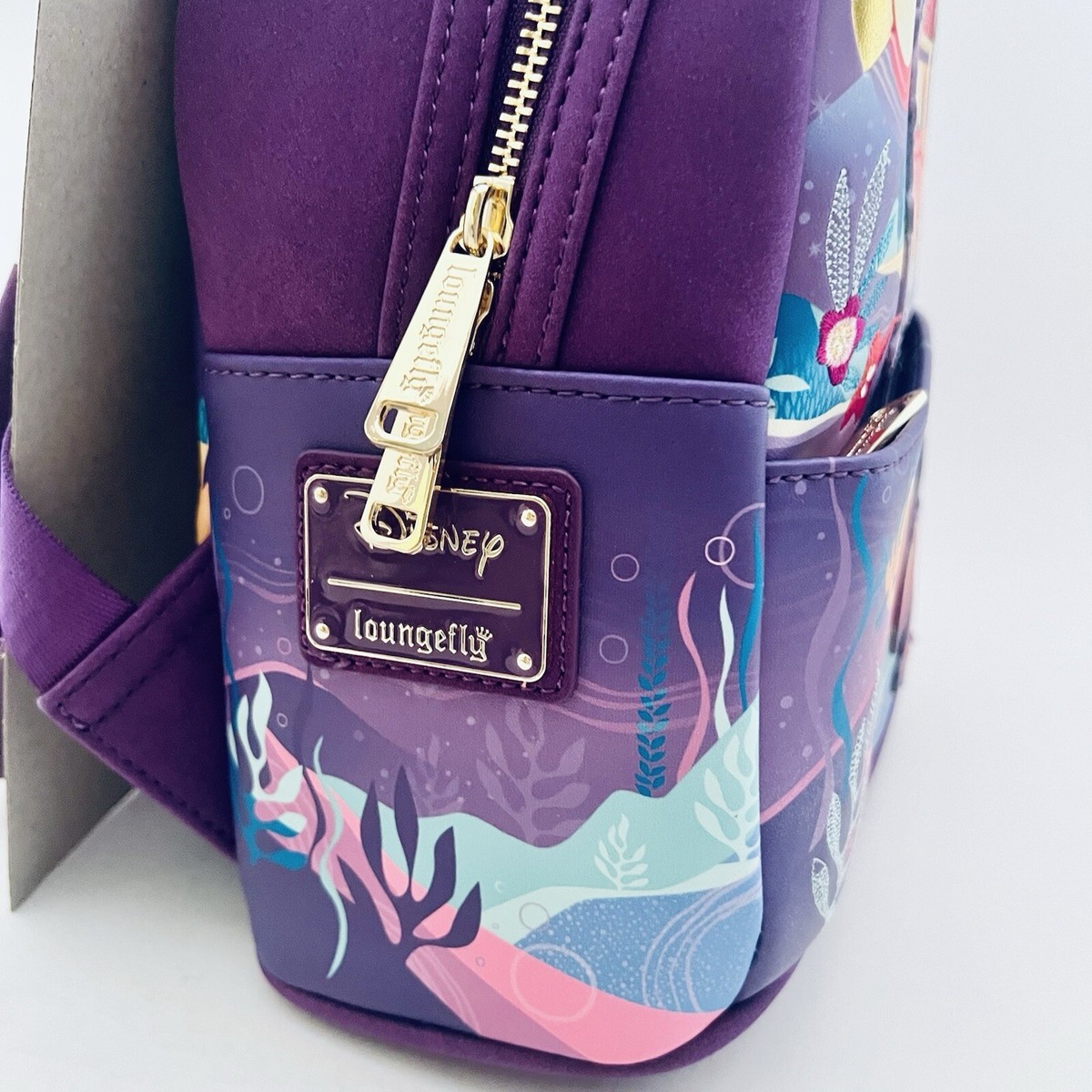 Loungefly Purple Ariel Castle Series Backpack Ariel Castle Collection Mini Backpack Loungefly | Cordy main image 4