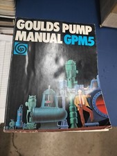 Goulds Pump Manual GPM5  1988  Retired  Some Wear And Tear