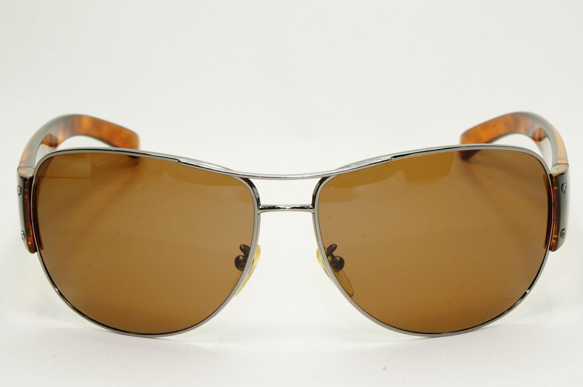 Prada Sunglasses 2006 Vintage Brown Pilot Tortoise PR52GS  display picture 2