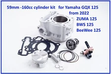 160cc 59mm  Sports Cylinder kit for Yamaha  ZUMA 125 GQX125 from 2022 4T  VVA TW