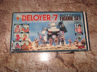 Vintage Model Kit Dougram figure set Deloyer - 7 Robotech Takara Macross 1/48 