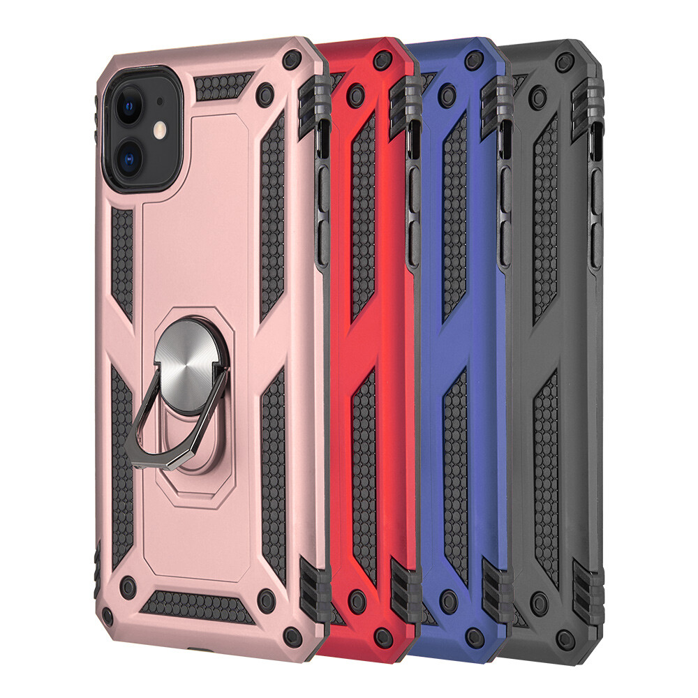 For Apple iPhone 11 /Pro /Max Magnetic Ring Holder Stand Hybrid