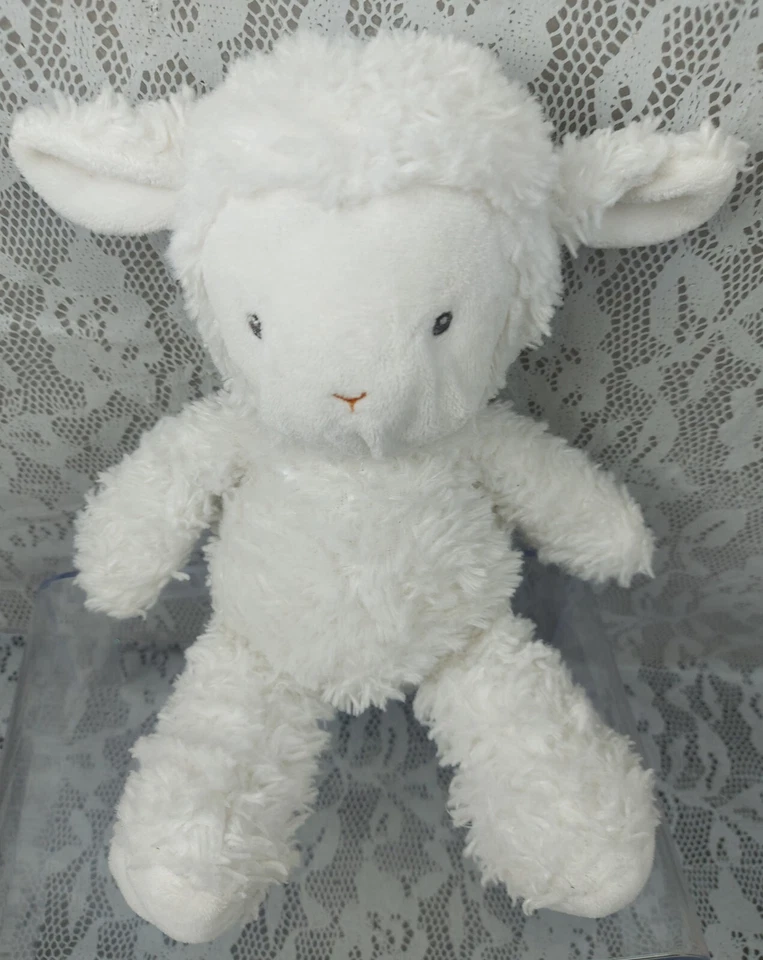 Плюшевые белые вышитые глаза Carter's Lamb для детей предпочтительные мягкие 12 дюймов 2018 г. - Изображение 2 из 4