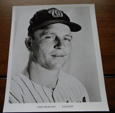 Washington Senators Mike Brumley Catcher 1960's player photo