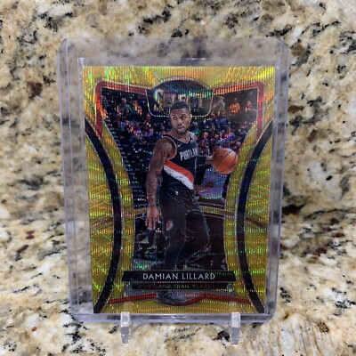 2019-20 Select Damian Lillard Gold Wave Premier Level #106 SSP low Population