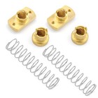 2 Set 3D Printer T8 Brass Anti Backlash Spring Loaded Nut 8mm ACME Threaded Rod