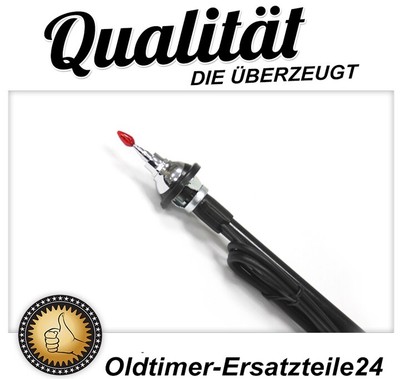 Chrom Heizungsrosette für Mercedes 190SL mit rotem Dreieck