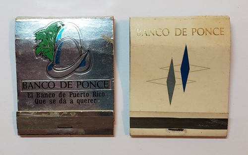 VTG MATCHBOOK LOT OF 4 / BANCO DE PONCE / PUERTO RICO 1960's-70's - Picture 4 of 4