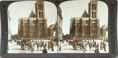 Tirage Vintage Original - Basilique De Saint-Denis - Circa 1890 - Format 12x16 Cm - Collection