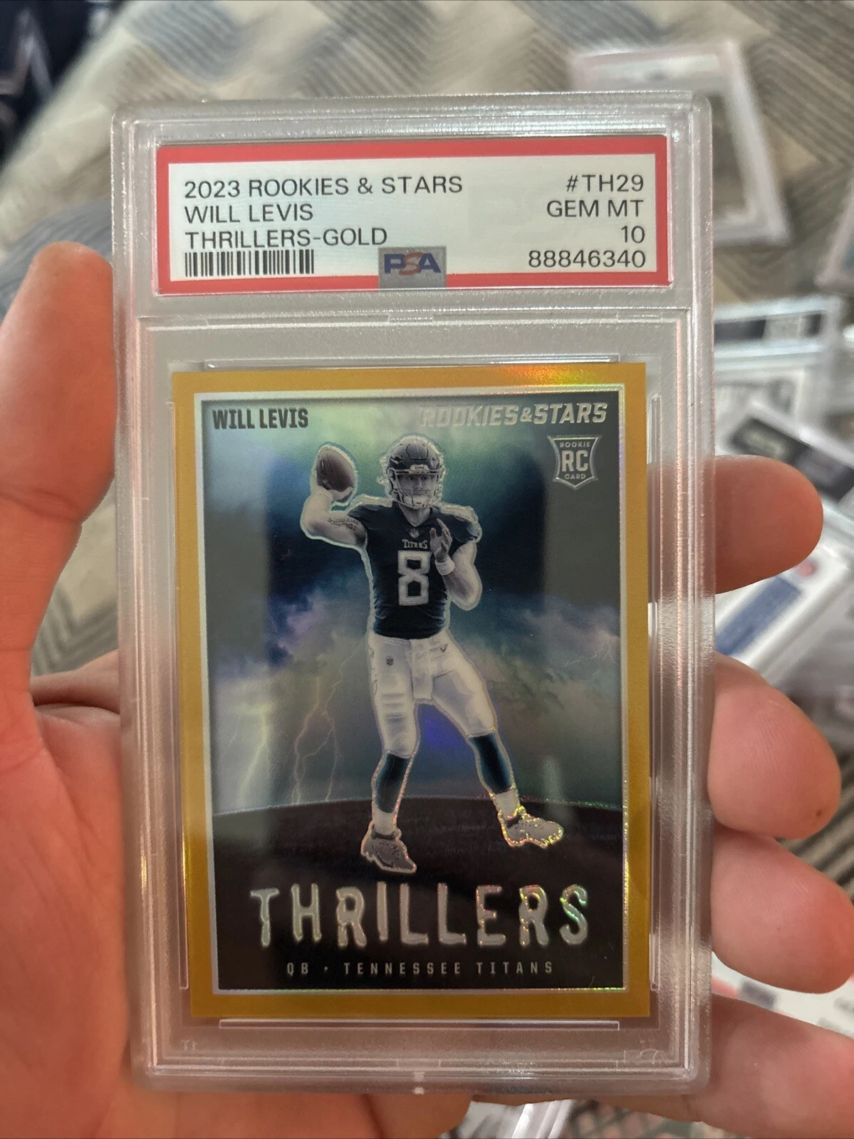 Will Levis Panini Rookies & Stars Thrillers #TH29 Gold