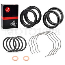 Fork Dust Oil Seals Kit 41x53x8/10.5mm For Kawasaki Ninja 650 ER650 EN650 EX650 