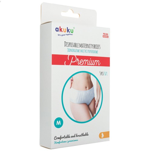 AKUKU Einweg-Slips nach der Geburt Größe M, 5 Stück - Bild 2 von 4