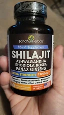 Shilajit Magnesium L-Threonate Lions Mane Complex Ashwagandha Maca Root