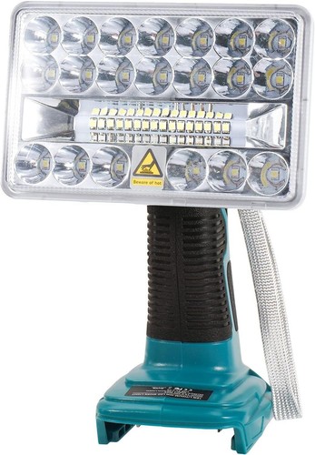 2000LM LED Work Light for Makita 18v Battery 18W Spotlight FloodLight with USB - Picture 8 of 8