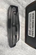 Vero Engineering Axon Blackwash Mini Frame Lock - Open Box New 