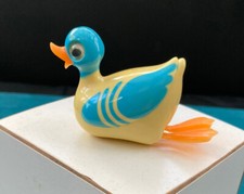 Genuine Vintage Tomy 1977 Swimming Duck Wind Up Plastic Toy Verified Working