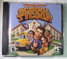 School Tycoon (PC CD, 2003) [Complete] Retro Game - Excellent Condition